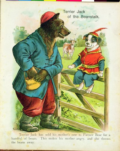 Terrier Jack, from Jack and the Beanstalk by Unbekannt Unbekannt